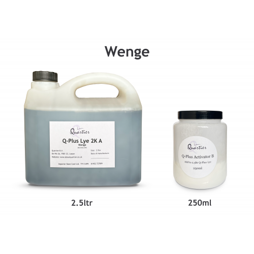 Quartier Q-Plus Lye 2K Wenge 2.5ltr + 250ml Activator  260.0103.2750 (DC)